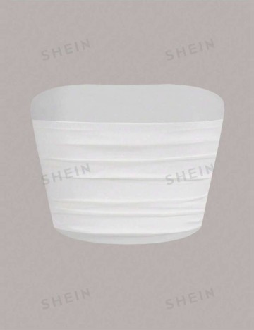 Top Shein Curve+, alb