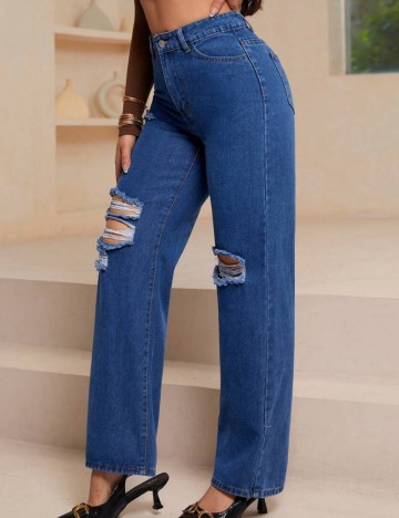 Jeans Shein, albastru