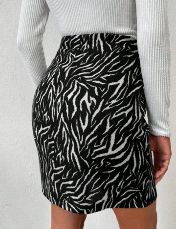 Fustă mini Shein, mix culori