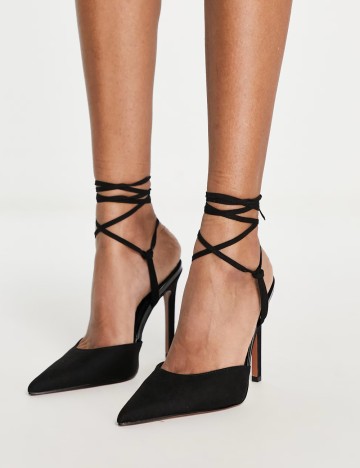 Pantofi cu toc ASOS, negru
