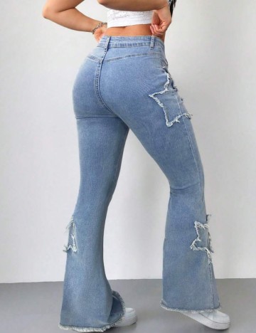 Jeans Shein, albastru