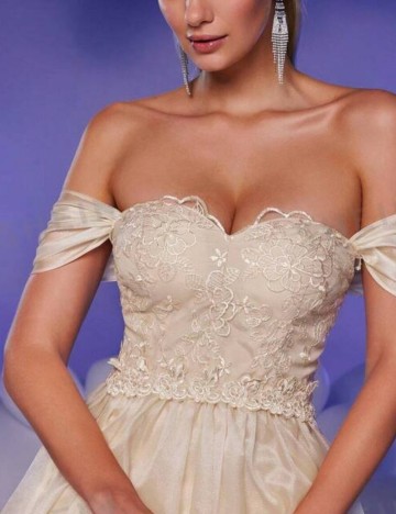 Rochie mini Shein, crem