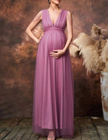 Rochie maxi Shein, roz