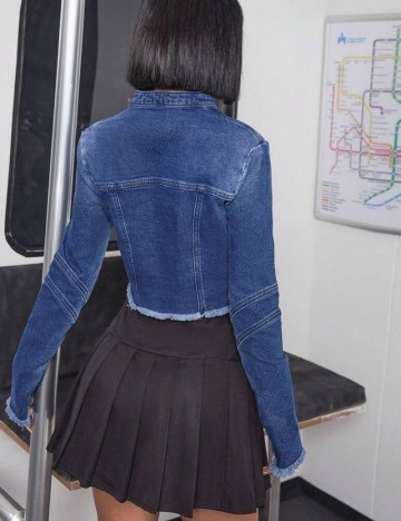 Jachetă De Blugi Shein, albastru