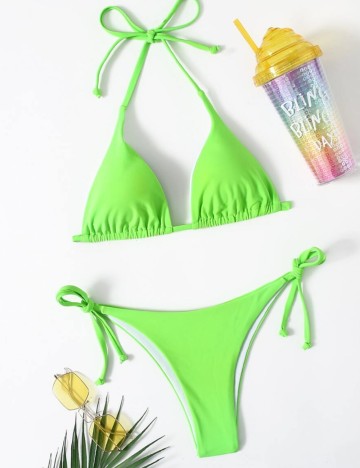 Costum de baie Shein, verde