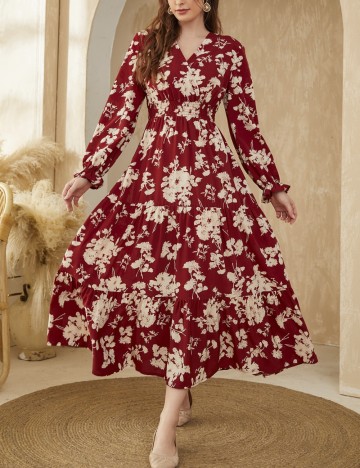 Rochie midi Shein, mix culori