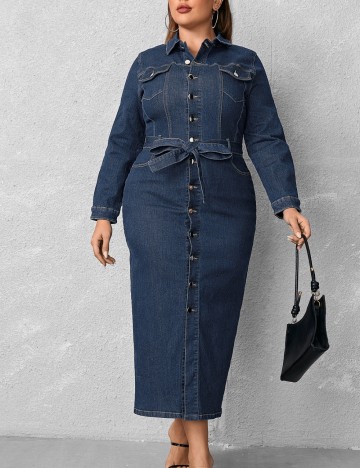 Rochie de blugi Shein, albastru