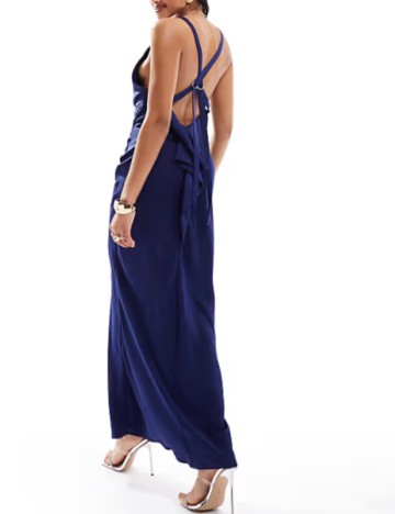 Rochie maxi ASOS, bleumarin