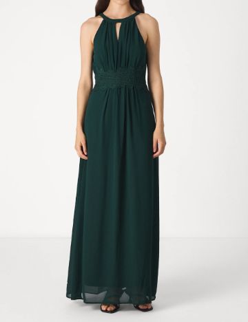 Rochie maxi Vila, verde
