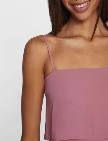 Rochie maxi Vila, roz