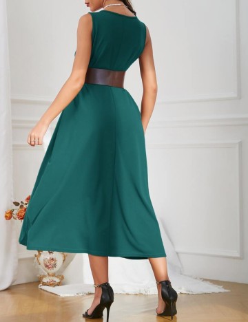 Rochie midi Shein, verde