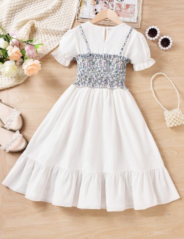 Rochie midi Shein, alb