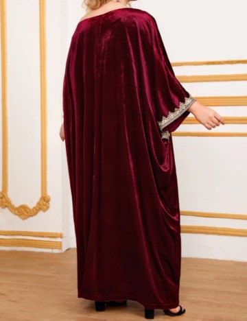 Rochie maxi Shein Curve+, vișiniu