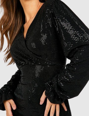 Rochie midi Boohoo, negru