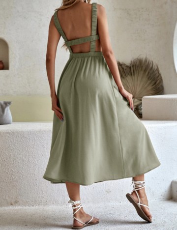 Rochie midi Shein, verde