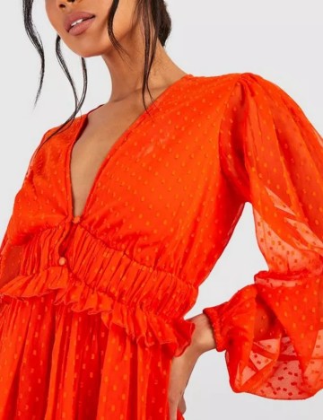Rochie mini Boohoo, portocaliu