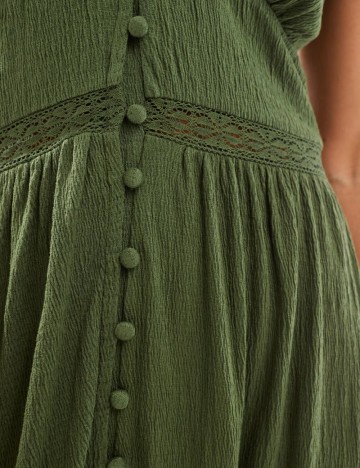 Rochie maxi ASOS, verde