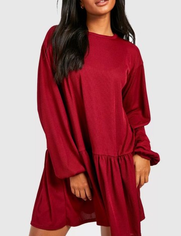 Rochie mini Boohoo, vișiniu