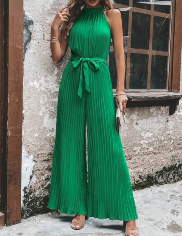 Salopetă lungă Emery Rose by Shein, verde