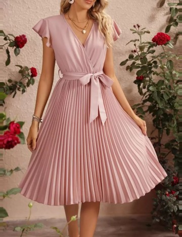Rochie midi Shein, roz