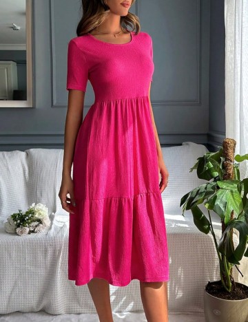 Rochie midi Shein, roz