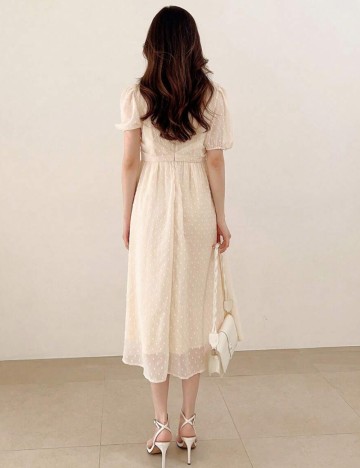 Rochie midi DAZY by Shein, crem