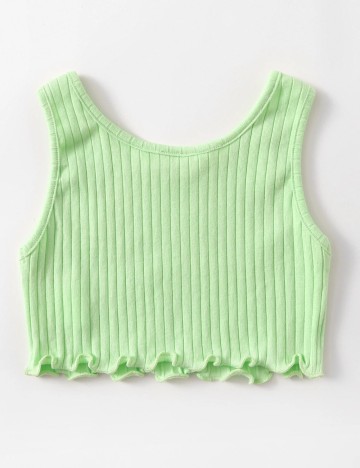 Top Shein, verde