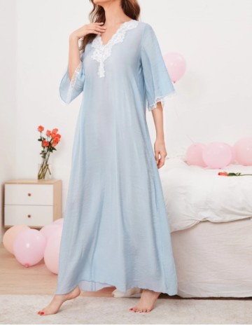 Rochie De Noapte Shein, albastru