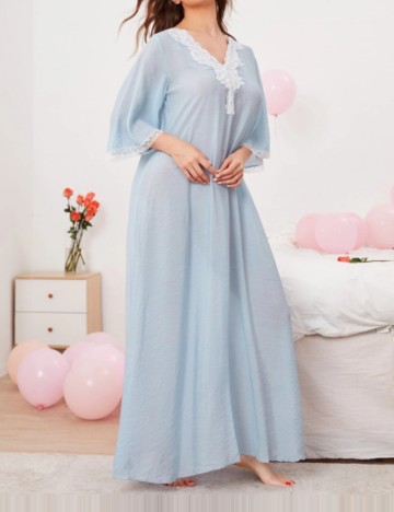 Rochie De Noapte Shein, albastru