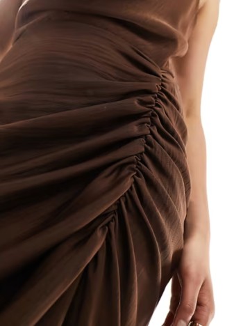 Rochie maxi ASOS, maro