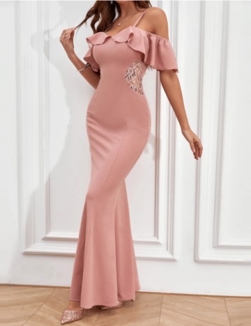 Rochie maxi Shein, roz
