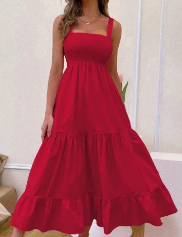 Rochie midi Shein, roșu