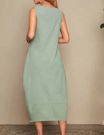 Rochie midi Shein, verde