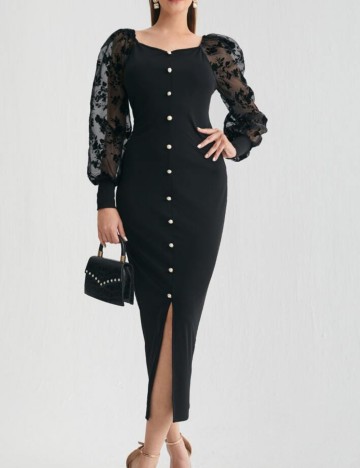 Rochie midi Shein, negru