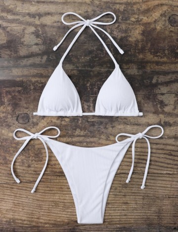 Costum de baie Shein, alb