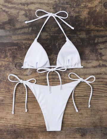 Costum de baie Shein, alb