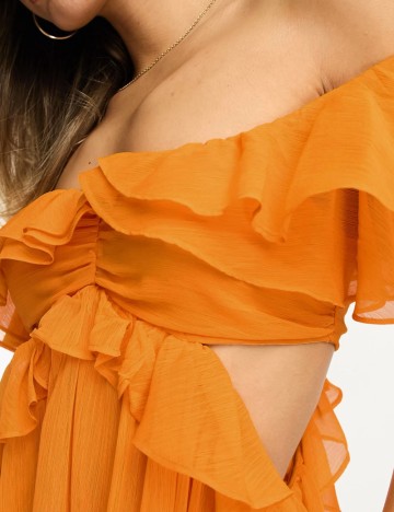 Rochie mini ASOS, portocaliu