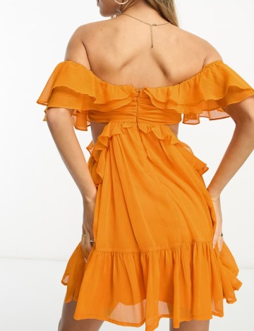 Rochie mini ASOS, portocaliu