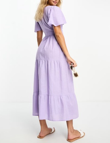 Rochie midi ASOS, mov