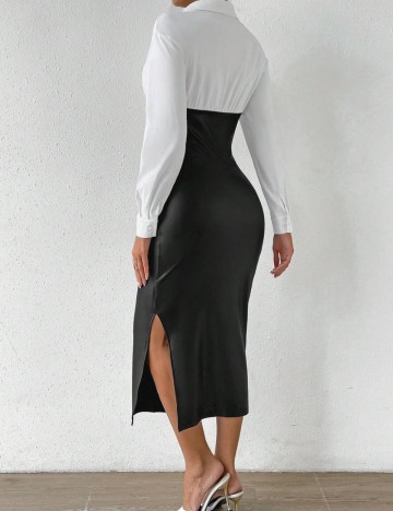 Rochie midi Shein, mix culori