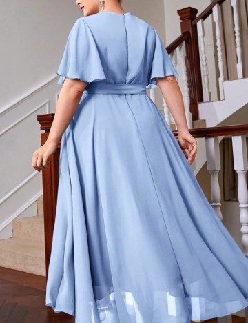 Rochie midi Shein Curve+, albastru