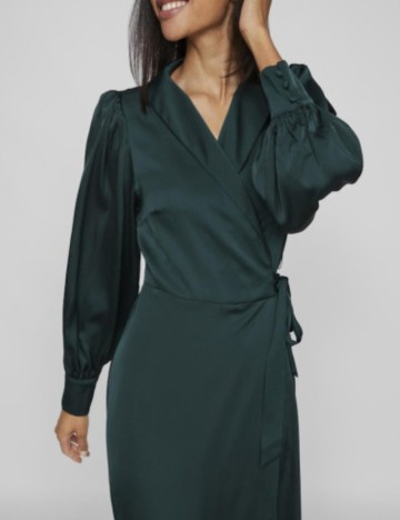 Rochie midi Vila, verde