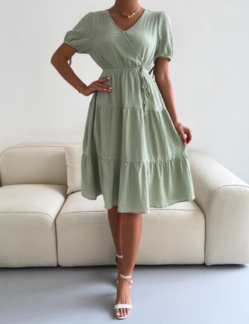 Rochie midi Shein, verde