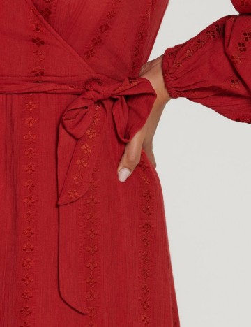 Rochie midi SHIWI, cărămiziu