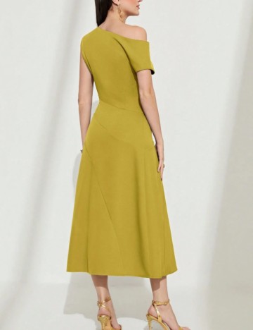 Rochie midi Shein, galben