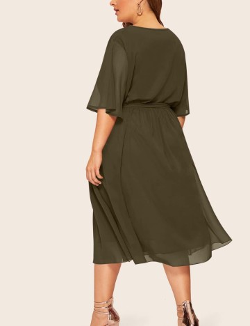 Rochie mini Shein Curve+, verde