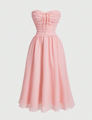 Rochie midi Shein, roz