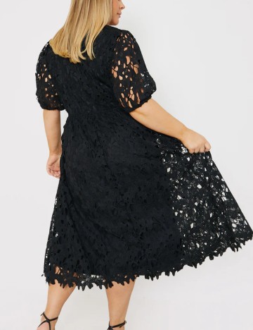 Rochie midi IN THE STYLE, negru