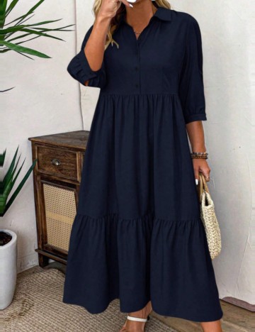 Rochie maxi Shein, albastru
