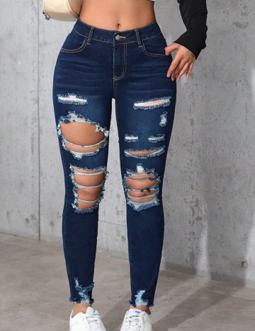 Jeans Shein, albastru